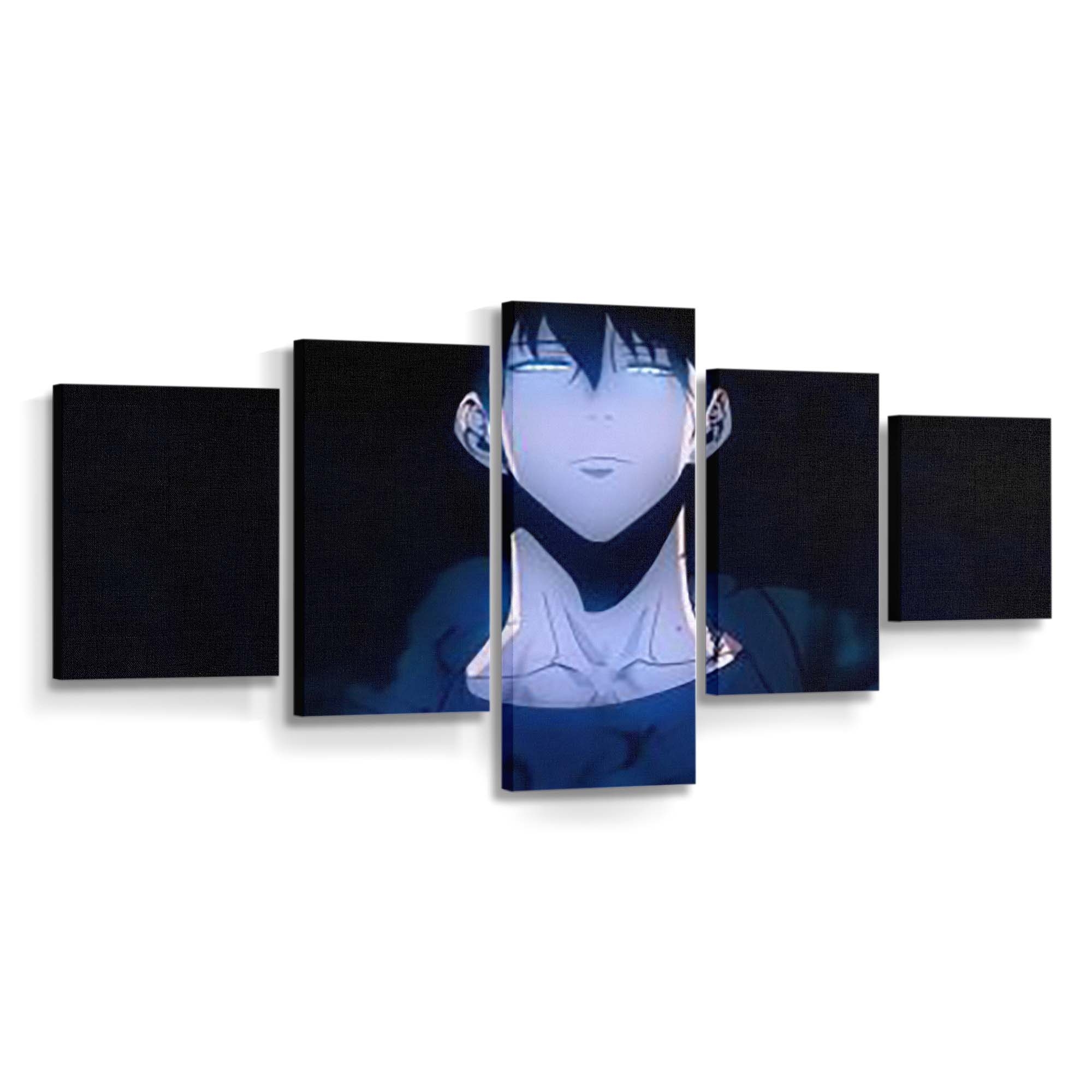 Sung Jin Woo Darkness Solo Leveling - Anime Leinwandbild - Wanddeko th sung jin woo darkness solo leveling live wallpaper