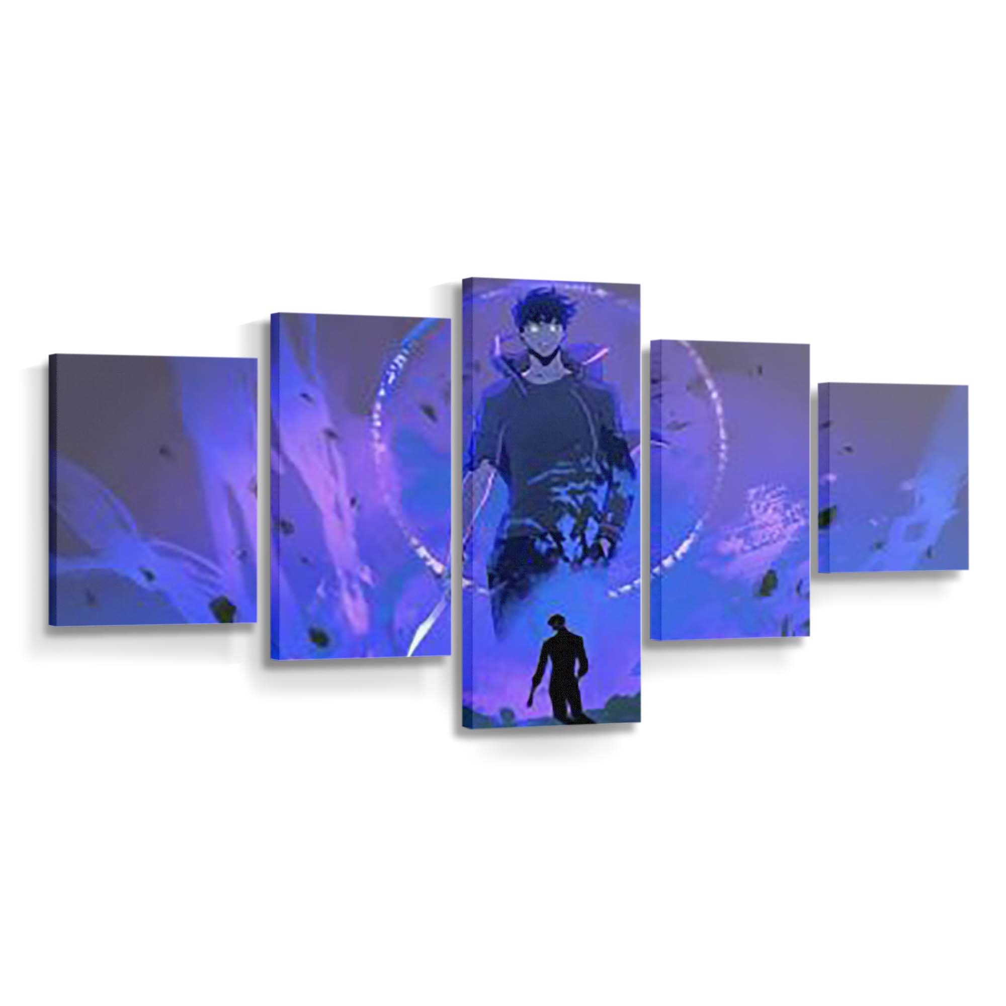 Sung Jin Woo Solo Leveling - Anime Leinwandbild - Wanddeko th sung jin woo solo leveling live wallpaper