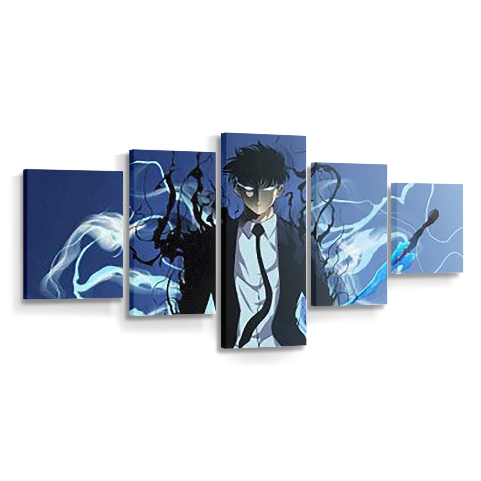 Sung Jinwoo Baruka Dagger Solo Leveling - Anime Leinwandbild - Wanddeko th sung jinwoo baruka dagger solo leveling live wallpaper