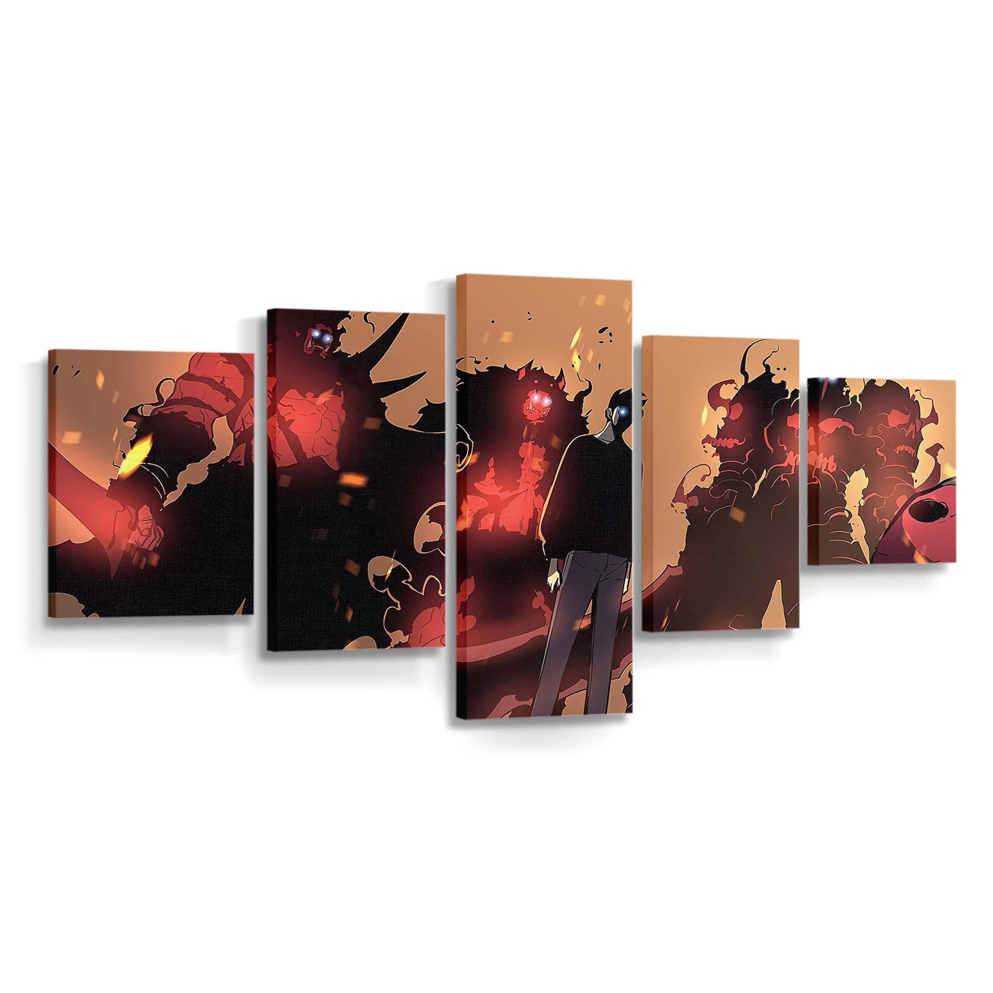 Guy Demons Sung Jin Woo - Anime Leinwandbild - Wanddeko wallpaper guy demons sung jin woo