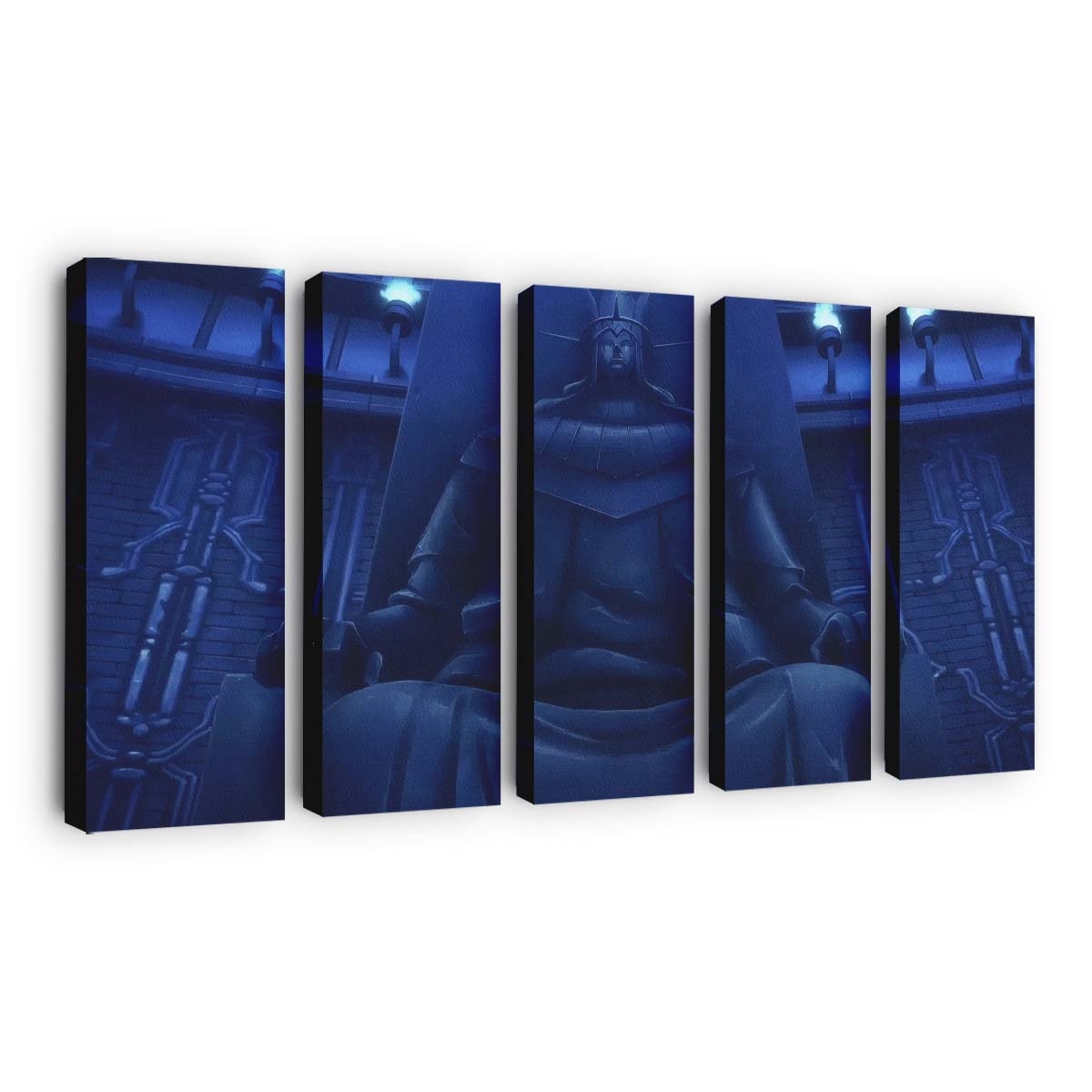 Hd Of The God Statue - Anime Leinwandbild - Wanddeko hd wallpaper of the god statue