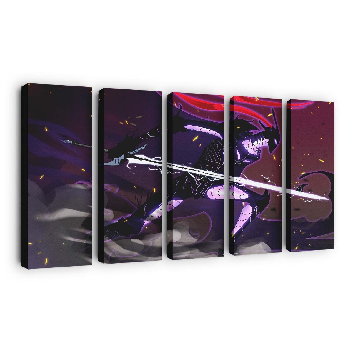 Igris Shadow Solo Leveling Anime 26 - Anime Leinwandbild - Wanddeko igris shadow solo leveling anime 206@5@d