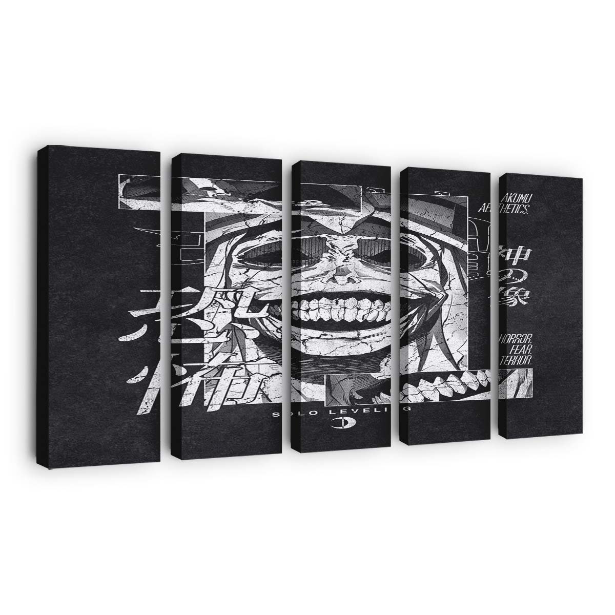 Oversized Vintage T Shirt - Anime Leinwandbild - Wanddeko oversized vintage t shirt