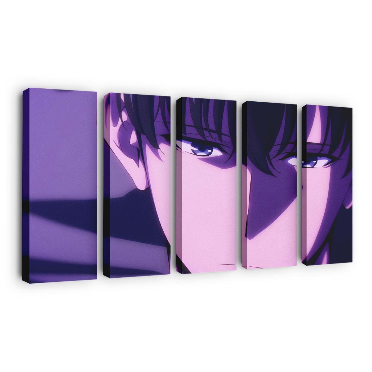 Purple Aesthetic - Anime Leinwandbild - Wanddeko purple aesthetic wallpaper