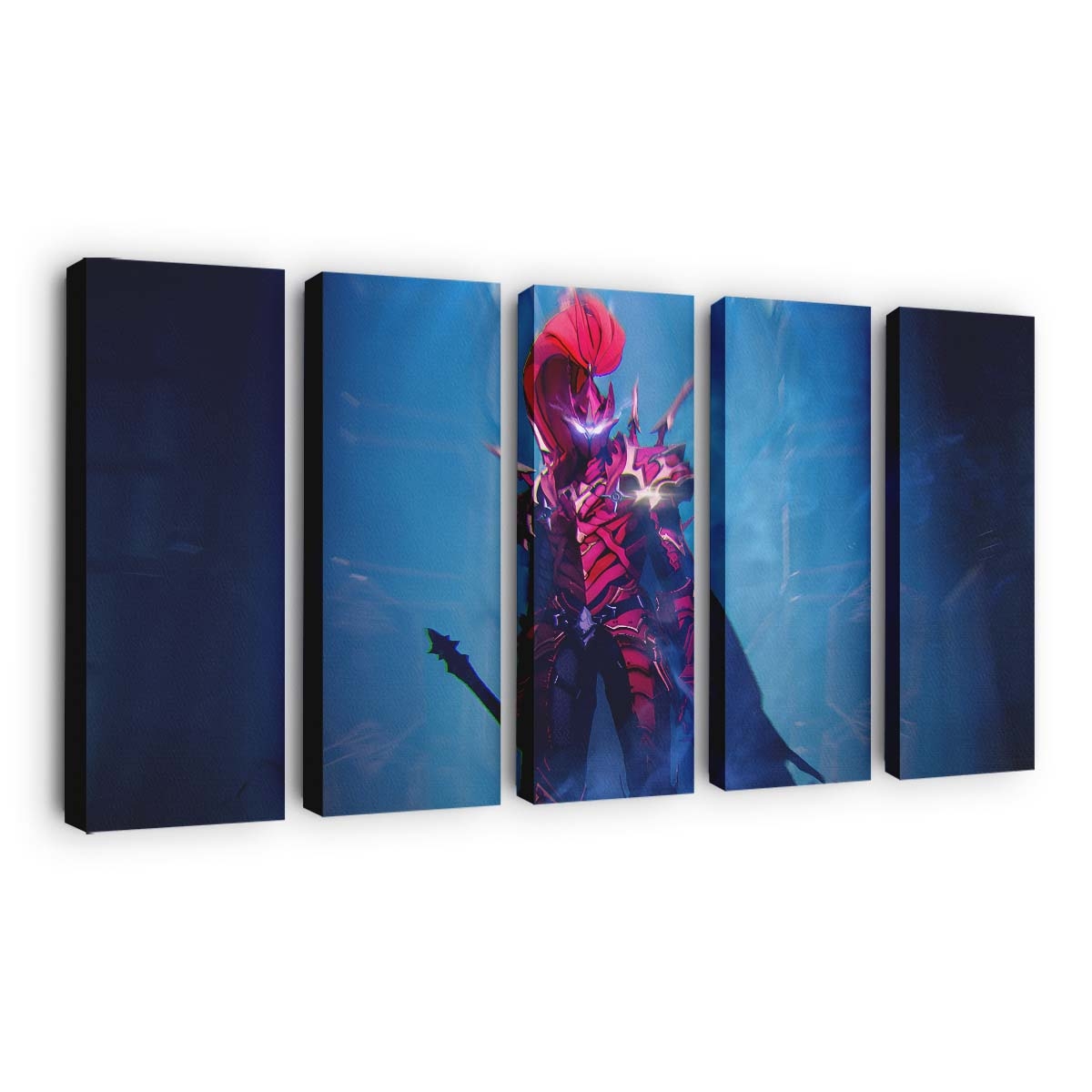Solo Leveling Arise Igris Blood Red Commander 45 - Anime Leinwandbild - Wanddeko solo leveling arise igris blood red commander 450@3@a