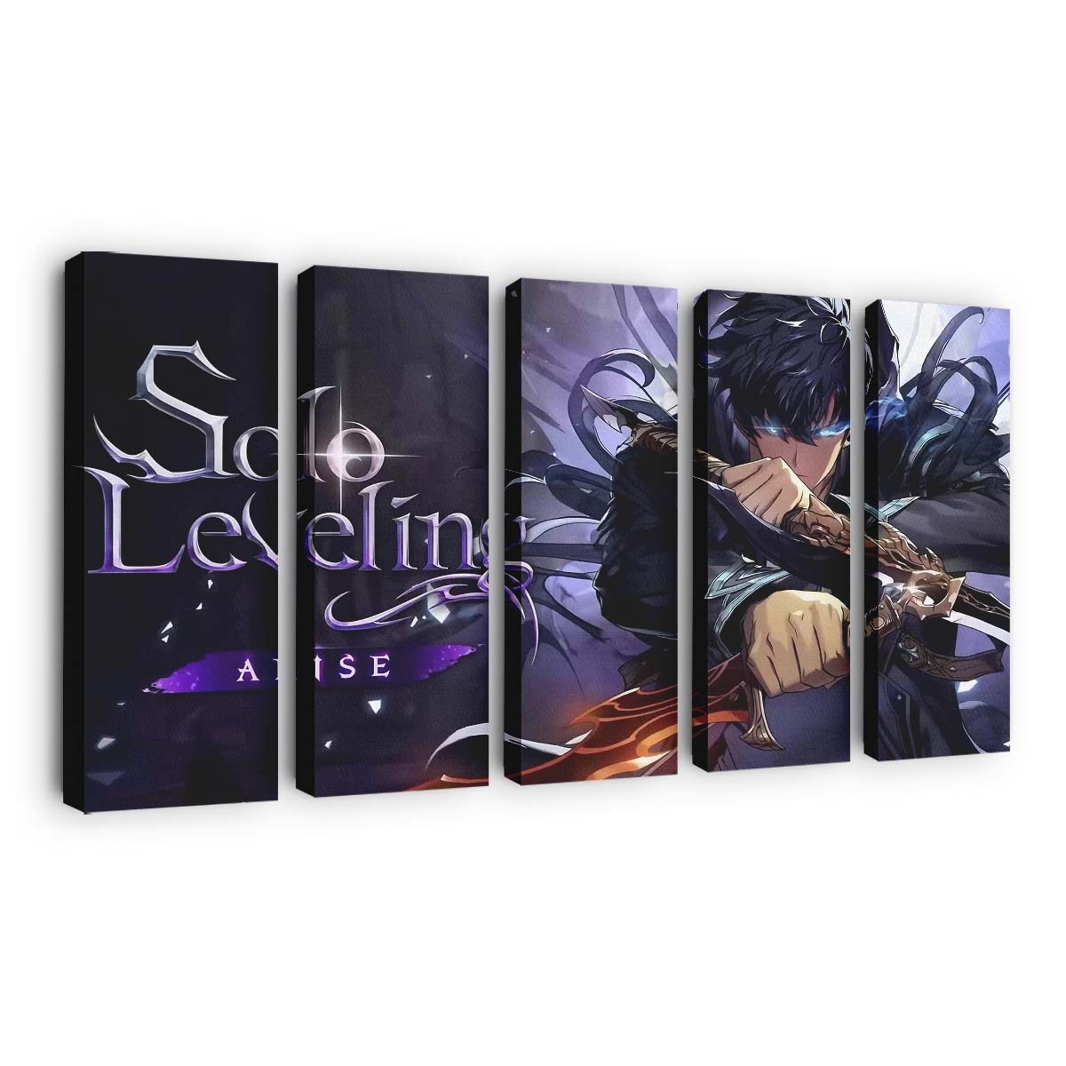 Solo Leveling Arise - Anime Leinwandbild - Wanddeko solo leveling arise live wallpaper