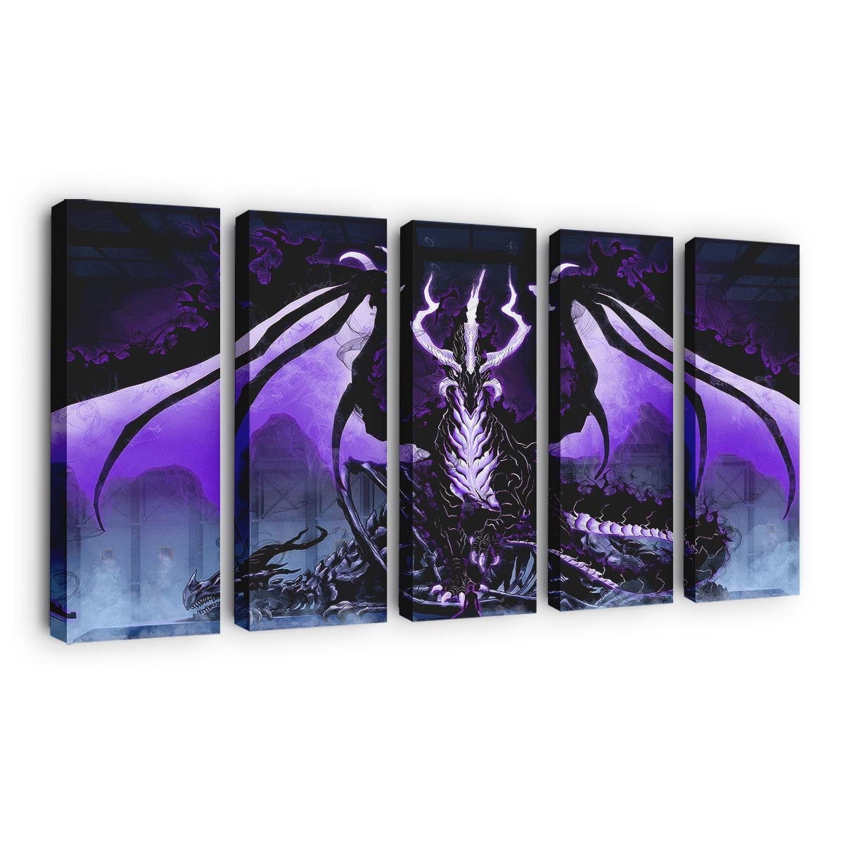 Solo Leveling Kamish Dragon Shadow Summon 146 - Anime Leinwandbild - Wanddeko solo leveling kamish dragon shadow summon 146@5@d