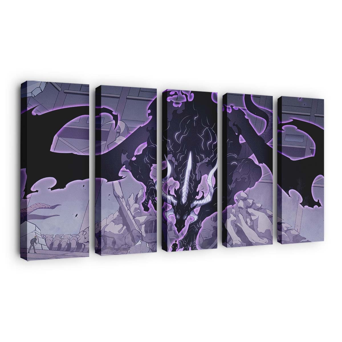 Solo Leveling Kamish Shadow 447 - Anime Leinwandbild - Wanddeko solo leveling kamish shadow 447@0@e