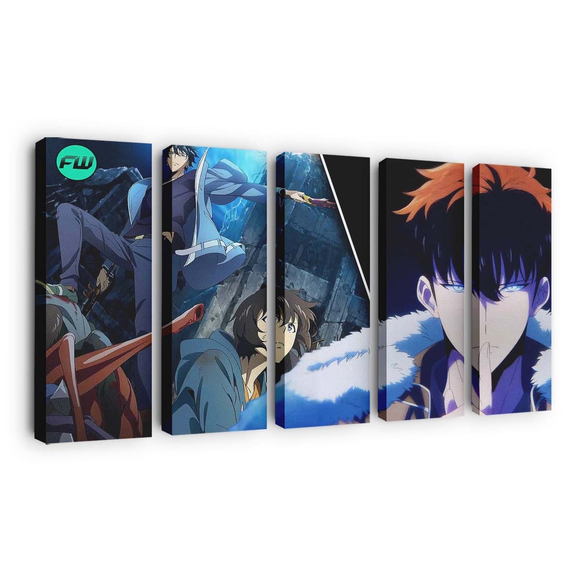 Solo Leveling Season 2 Teaser - Anime Leinwandbild - Wanddeko solo leveling season 2 teaser