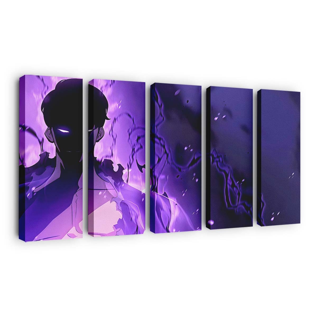 Solo Leveling Sung Jinwoo 46 - Anime Leinwandbild - Wanddeko solo leveling sung jinwoo 460@0@e