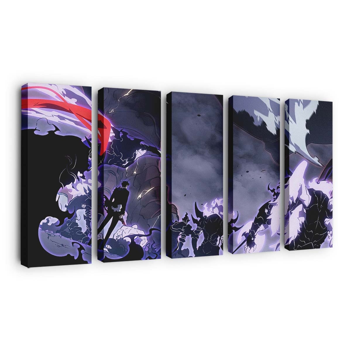 Solo Leveling Sung Jinwoo Shadow 452 - Anime Leinwandbild - Wanddeko solo leveling sung jinwoo shadow 452@0@e