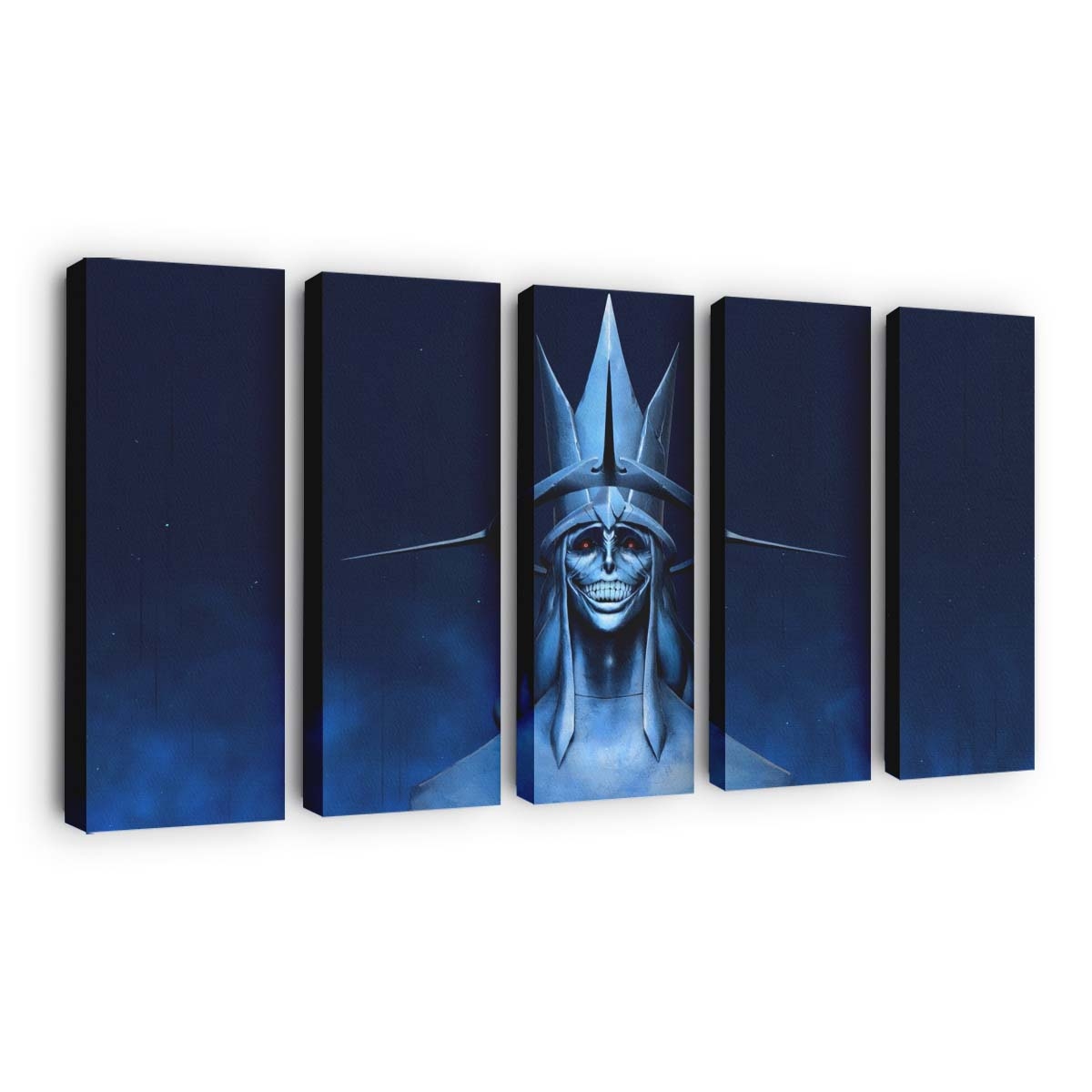 Statue Of God Smiling Solo Leveling - Anime Leinwandbild - Wanddeko statue of god smiling solo leveling live wallpaper