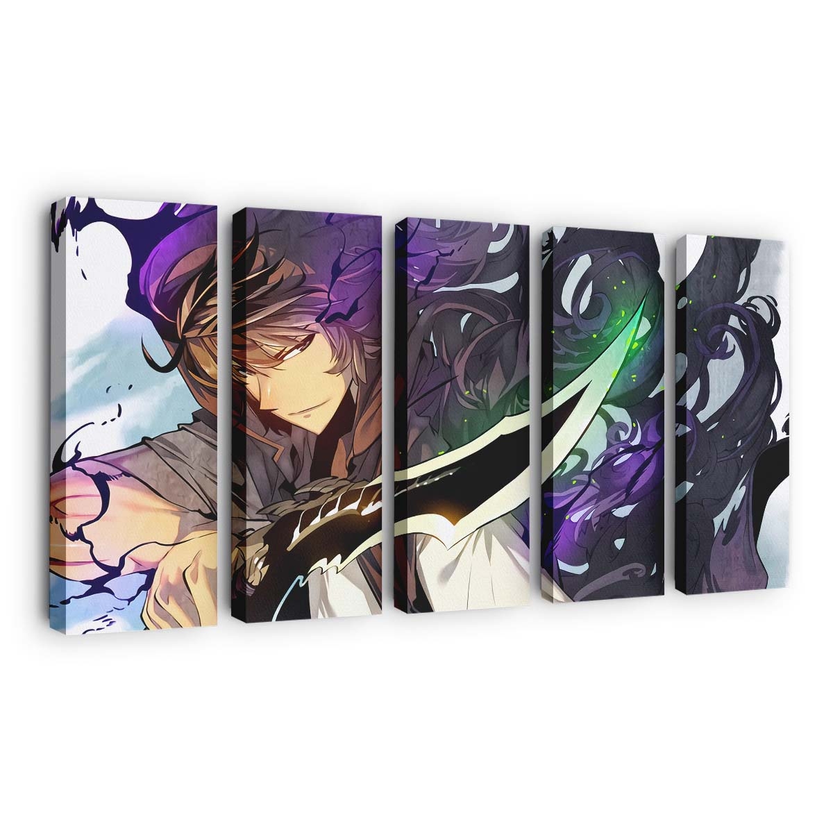 Sung Jinwoo Dagger Solo Leveling 457 - Anime Leinwandbild - Wanddeko sung jinwoo dagger solo leveling 457@0@e