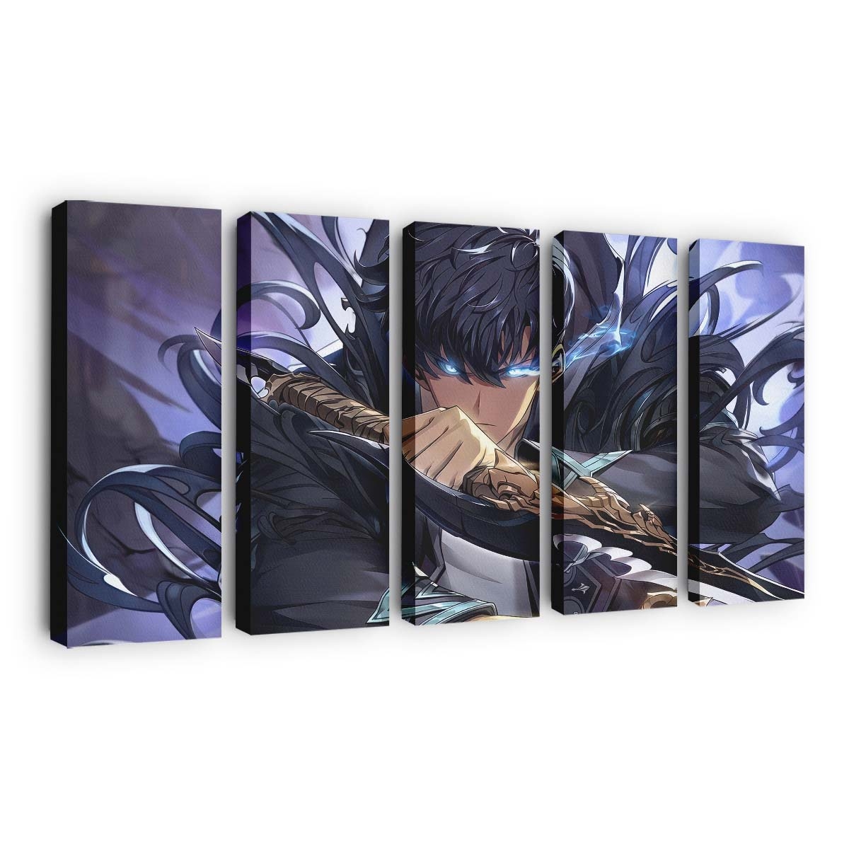 Sung Jinwoo Dagger Solo Leveling Arise 168 - Anime Leinwandbild - Wanddeko sung jinwoo dagger solo leveling arise 168@5@d