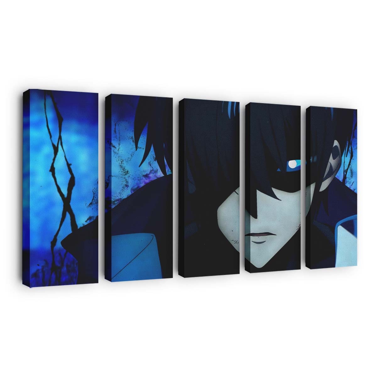 Sung Jinwoo King Darkness Solo Levelling - Anime Leinwandbild - Wanddeko sung jinwoo king darkness solo levelling live wallpaper