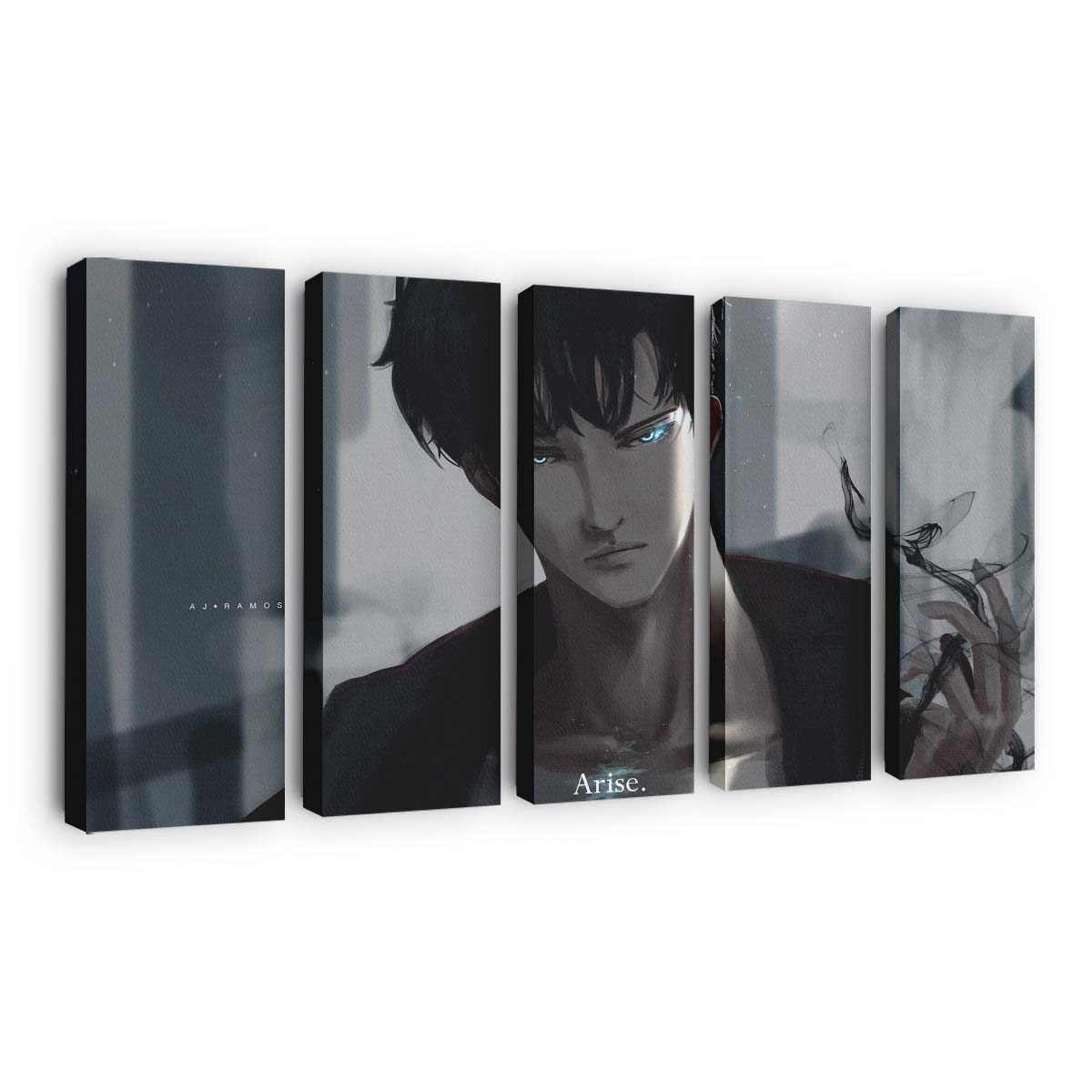 Sung Jinwoo Solo Leveling - Anime Leinwandbild - Wanddeko sung jinwoo solo leveling live wallpaper