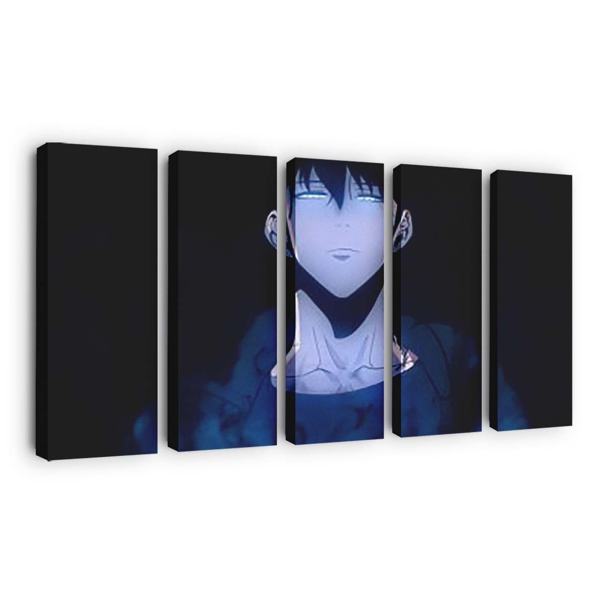 Sung Jin Woo Darkness Solo Leveling - Anime Leinwandbild - Wanddeko th sung jin woo darkness solo leveling live wallpaper