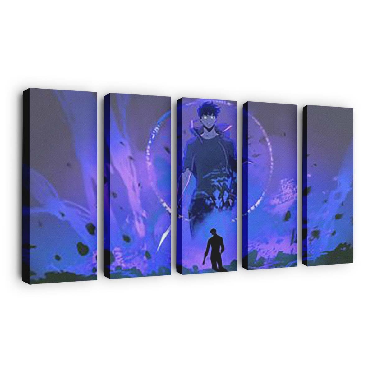 Sung Jin Woo Solo Leveling - Anime Leinwandbild - Wanddeko th sung jin woo solo leveling live wallpaper