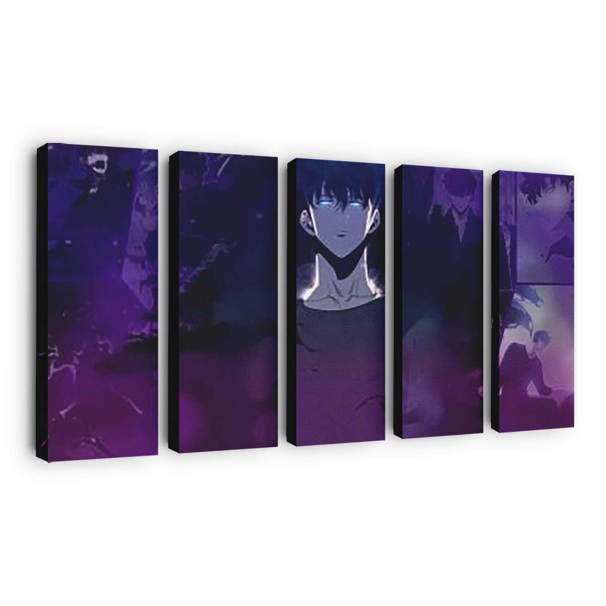 Sung Jinwoo Shadow Monarch Solo Leveling - Anime Leinwandbild - Wanddeko th sung jinwoo shadow monarch solo leveling live wallpaper