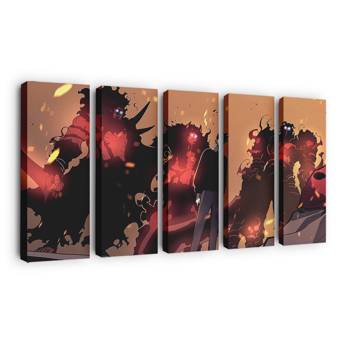 Guy Demons Sung Jin Woo - Anime Leinwandbild - Wanddeko wallpaper guy demons sung jin woo