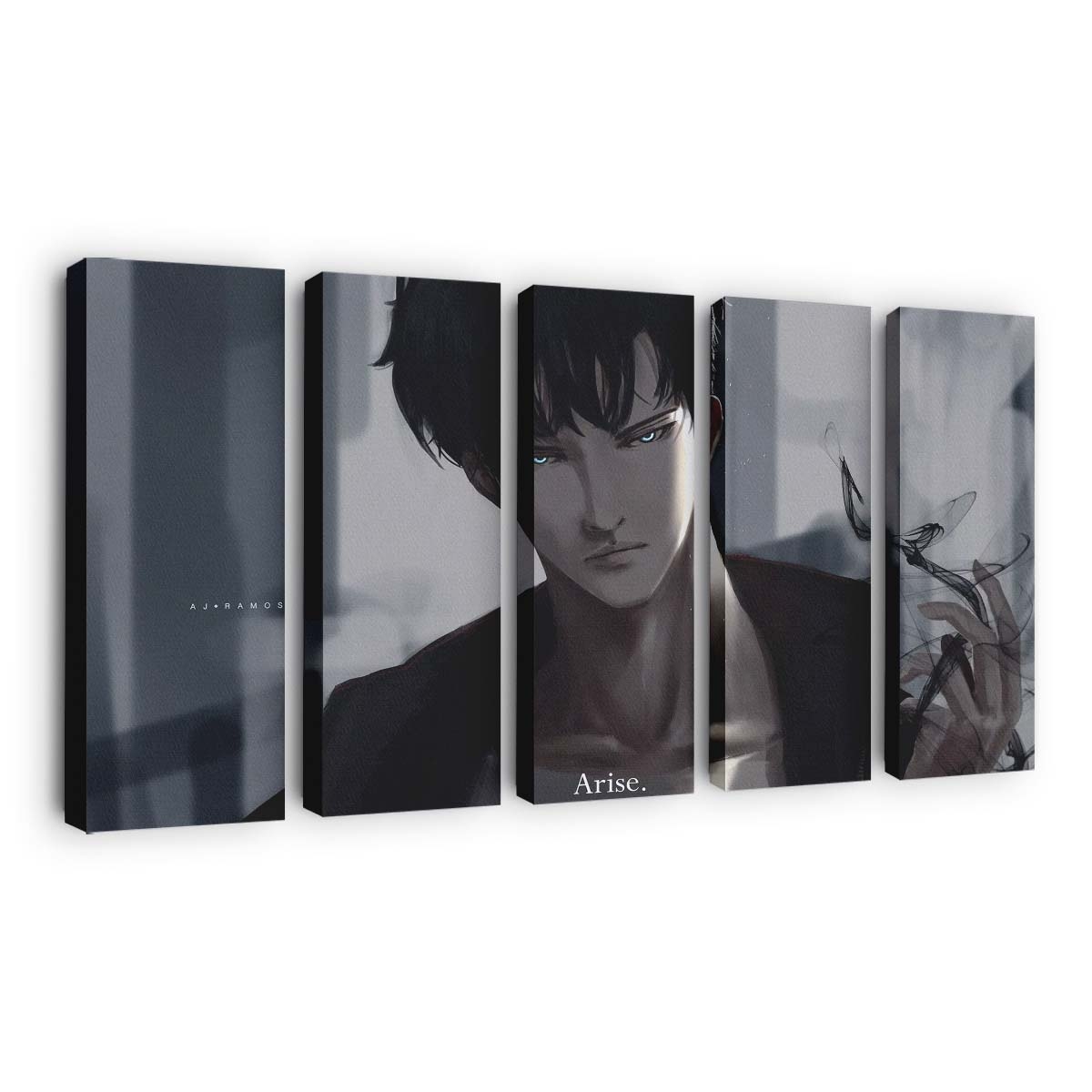 Look The Demon Guy Sung - Anime Leinwandbild - Wanddeko wallpaper look the demon guy sung