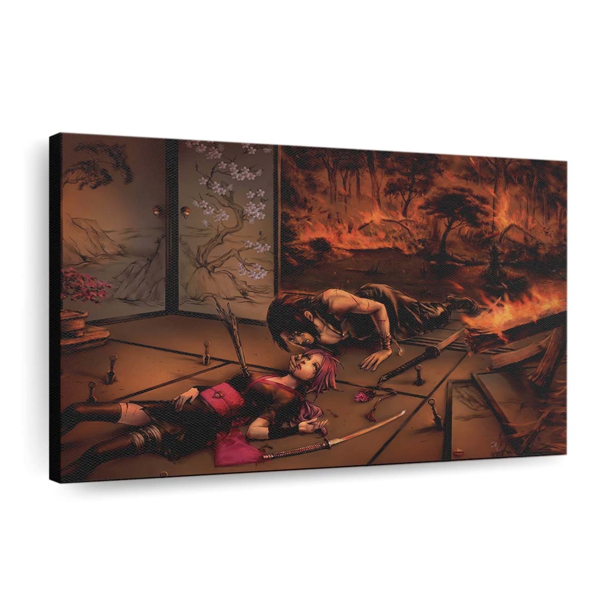 Anime Manga Naruto Shippuuden Uchiha Sasuke Haruno Sakura Demon - Anime Wandbild - Leinwandbild 4 animemanganaruto shippuudenuchiha sasukeharuno sakurademon