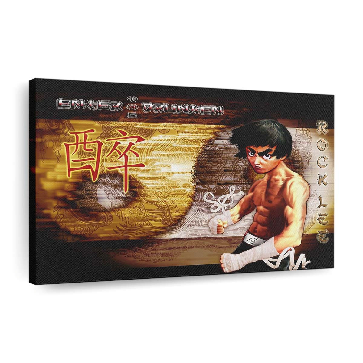 Anime Naruto Shippuuden Comics Poster Rock Lee - Anime Wandbild - Leinwandbild 5 animenaruto shippuudencomicsposterrock leescreenshot