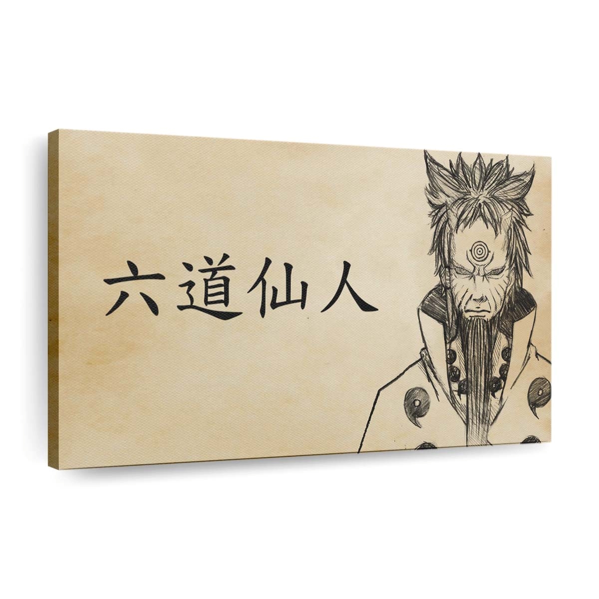 drawingillustrationcartoonnaruto shippuudencalligraphysage of six paths