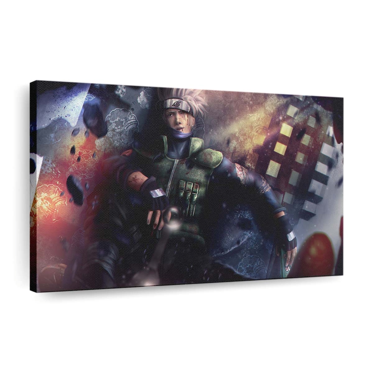 Naruto Shippuuden Hatake Kakashi Pc Game - Anime Wandbild - Leinwandbild 5 naruto shippuudenscreenshotcomputer wallpaperhatake kakashipc game