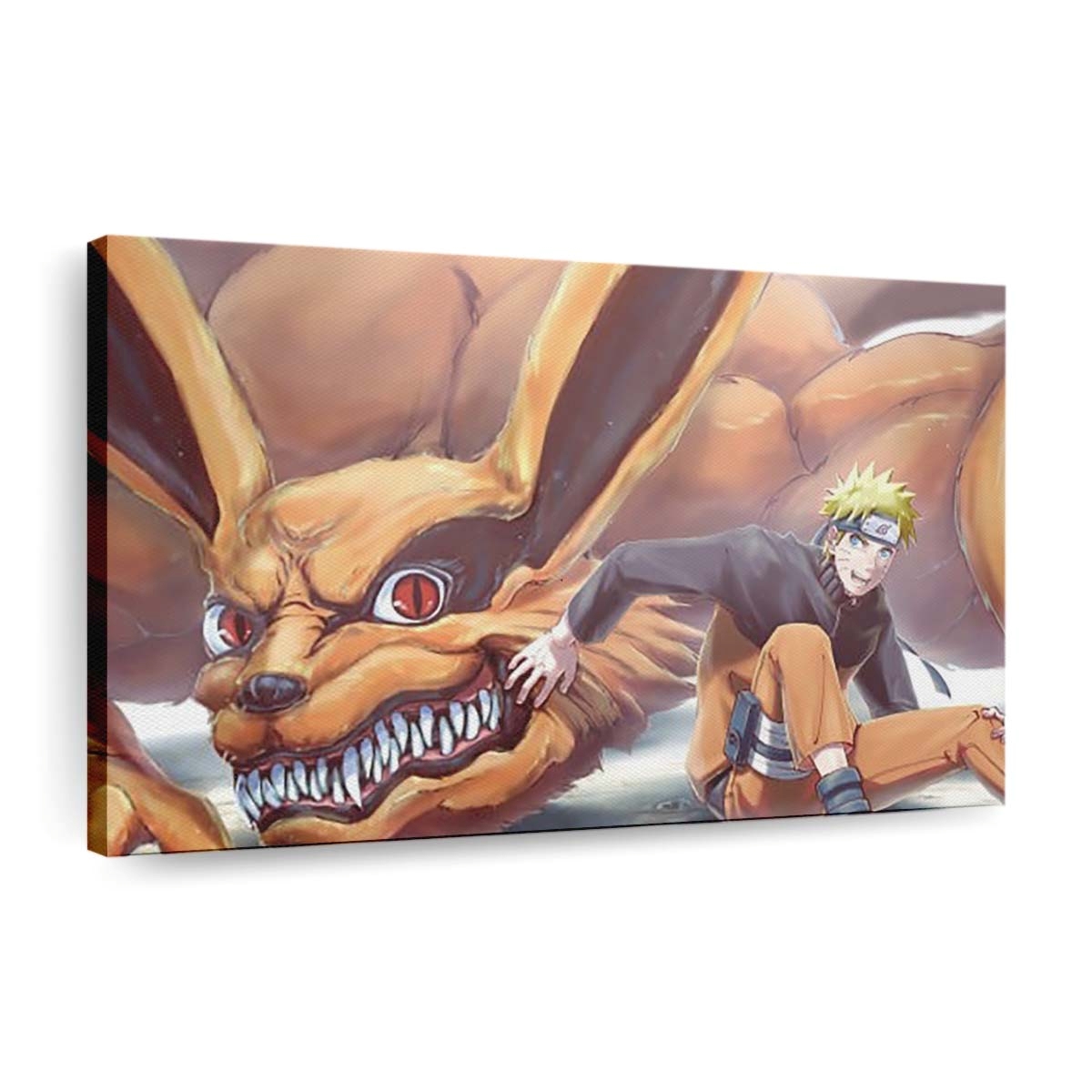 Kurama Naruto Uzumaki Naruto - Anime Wandbild - Leinwandbild 5 th kurama naruto uzumaki 4k hd naruto