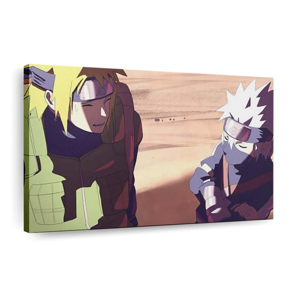 Minato Namikaze Kakashi Hatake Naruto - Anime Wandbild - Leinwandbild 8 Minato Namikaze Kakashi Hatake Naruto - Anime Wandbild - Leinwandbild