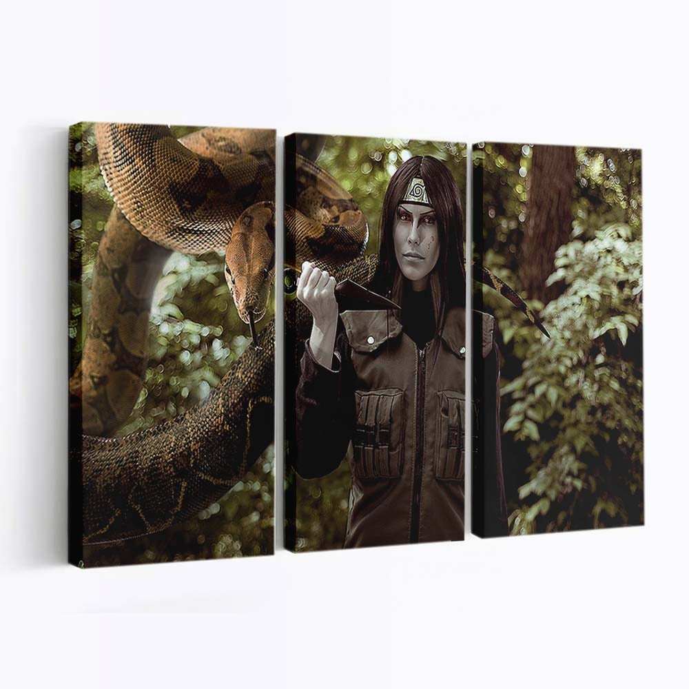 Animals Cosplay Forest Leaves Manga - Anime Wandbild - Leinwandbild 1280x800