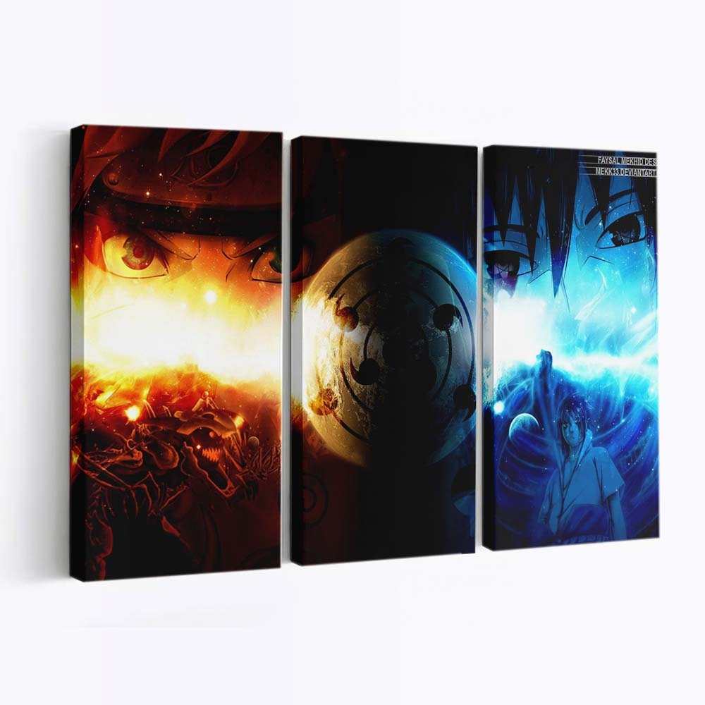 Anime Kyuubi Naruto Shippuuden Rinnegan Uchiha Sasuke - Anime Wandbild - Leinwandbild 1920x1200 pxanimekyuubinaruto shippuudenrinneganuchiha sasuke