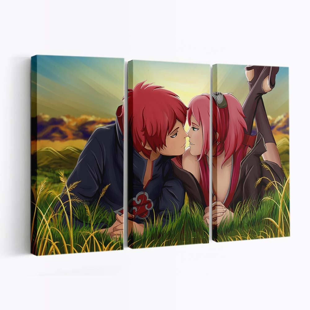Akasuna Art Dressing Haruno Love - Anime Wandbild - Leinwandbild 2000x1238
