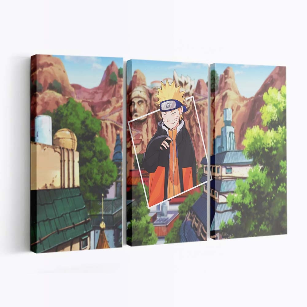 Anime Boys Anime Picture In Picture Naruto Anime - Anime Wandbild - Leinwandbild anime boysanimepicture in picturenaruto anime