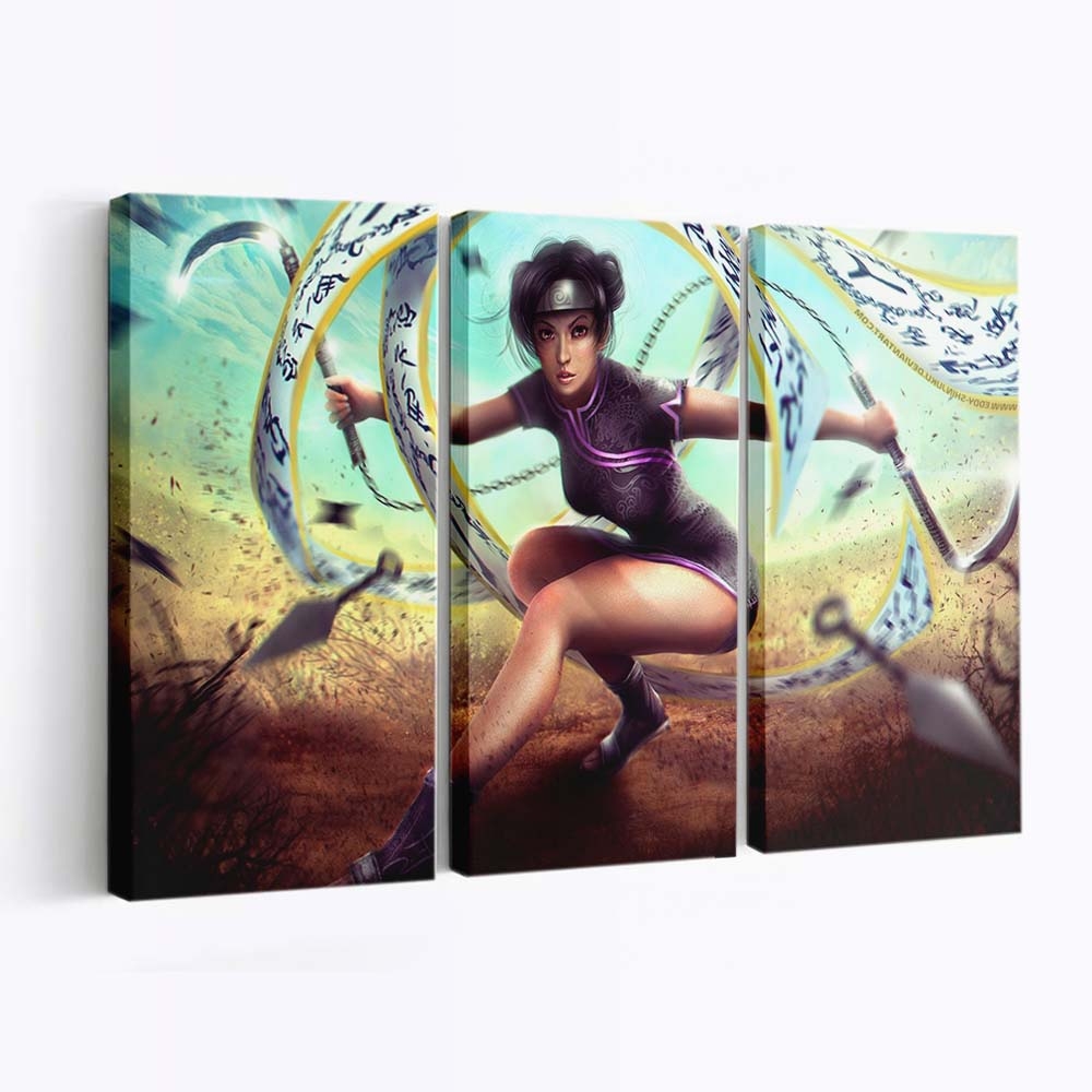 Anime Girls Kunoichi Naruto Shippuuden Realistic - Anime Wandbild - Leinwandbild anime1920x1080 pxanime girlskunoichinaruto shippuudenrealistic