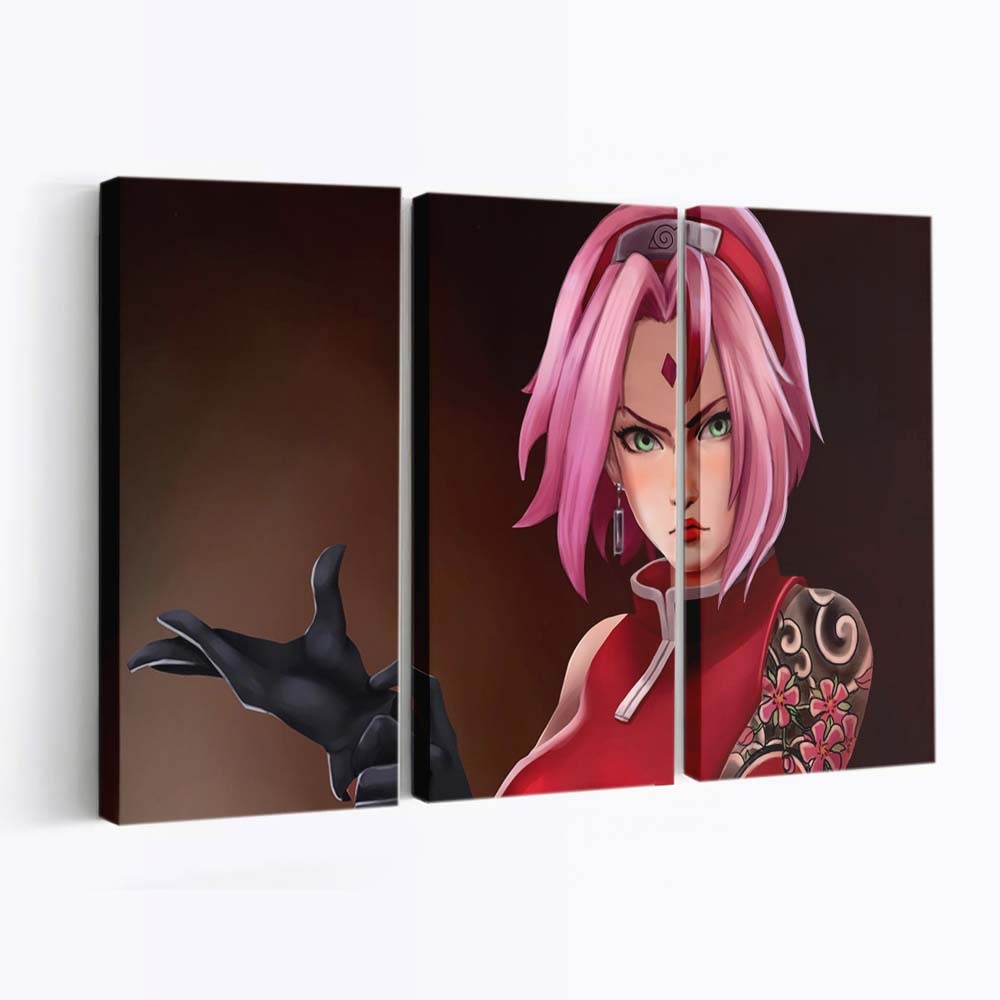 Animed Digital Art Artwork Anime Girls Naruto Anime - Anime Wandbild - Leinwandbild anime2ddigital artartworkanime girlsnaruto anime 0001