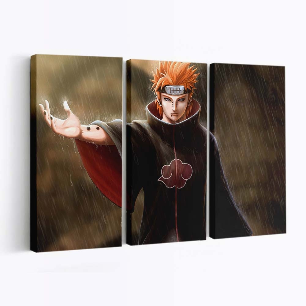 Anime Boys Manga Naruto Shippuuden Person Pein - Anime Wandbild - Leinwandbild animeanime boysmanganaruto shippuudenpersonpein