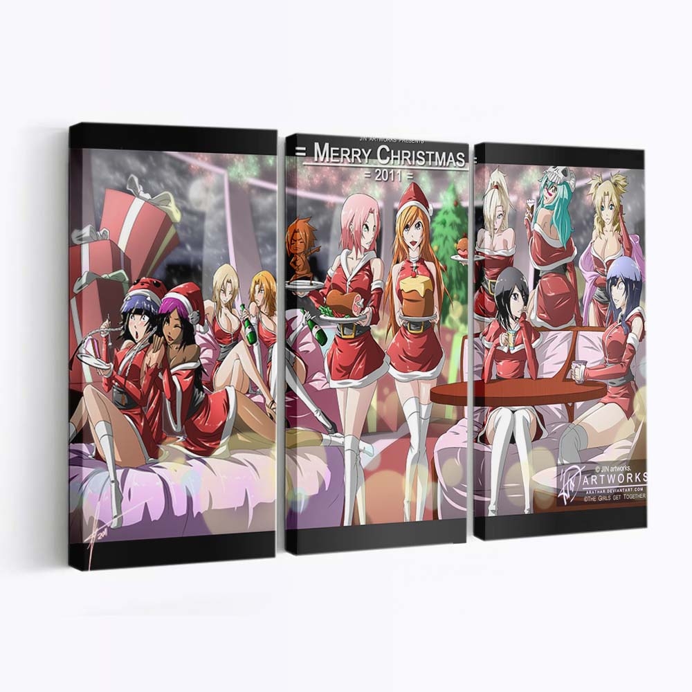 Anime Girls Naruto Shippuuden Hyuuga Hinata Crossover Haruno Sakura - Anime Wandbild - Leinwandbild animeanime girlsnaruto shippuudenhyuuga hinatacrossoverharuno sakura