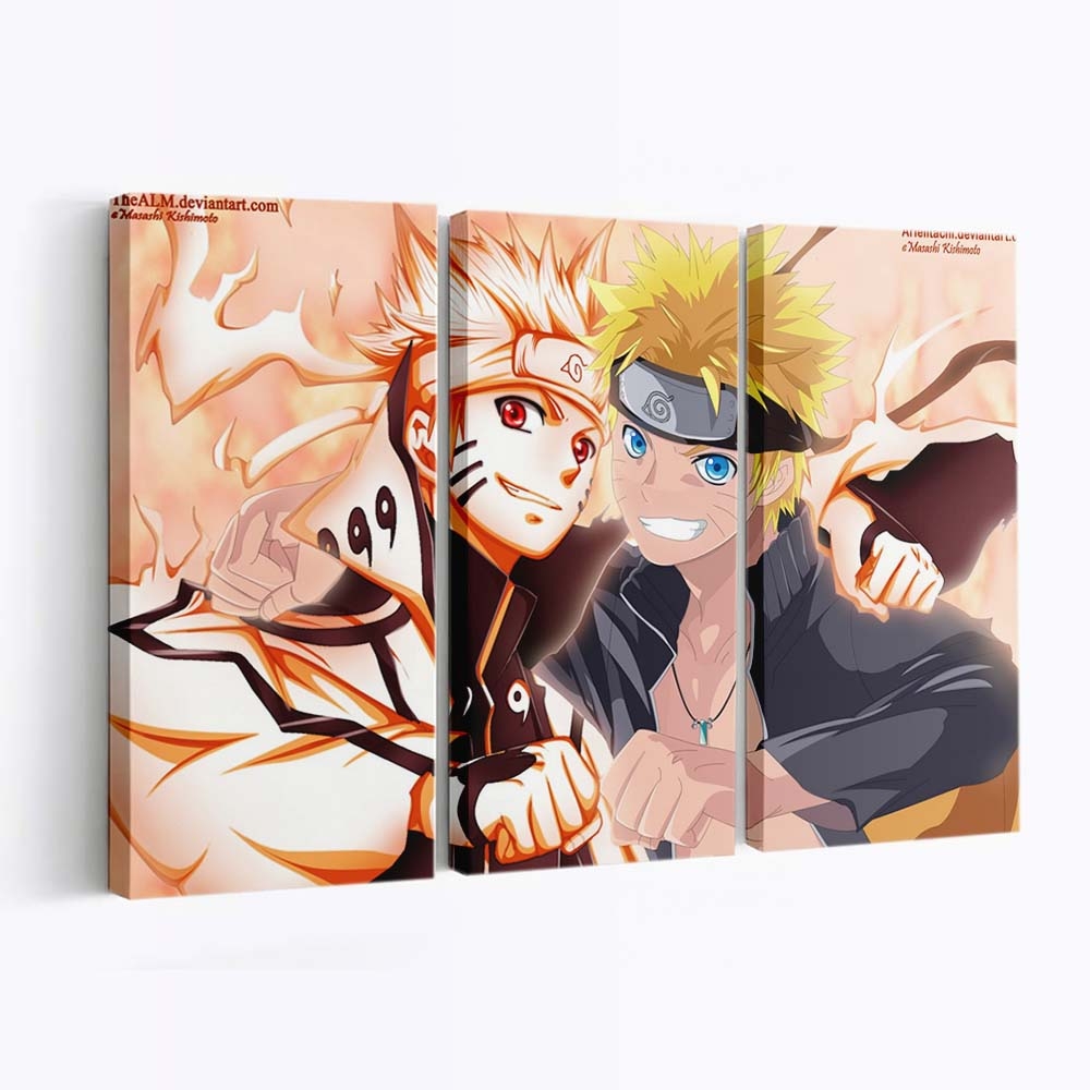 Anime Artwork Game Manga Naruto - Anime Wandbild - Leinwandbild animeartwork1800x1200