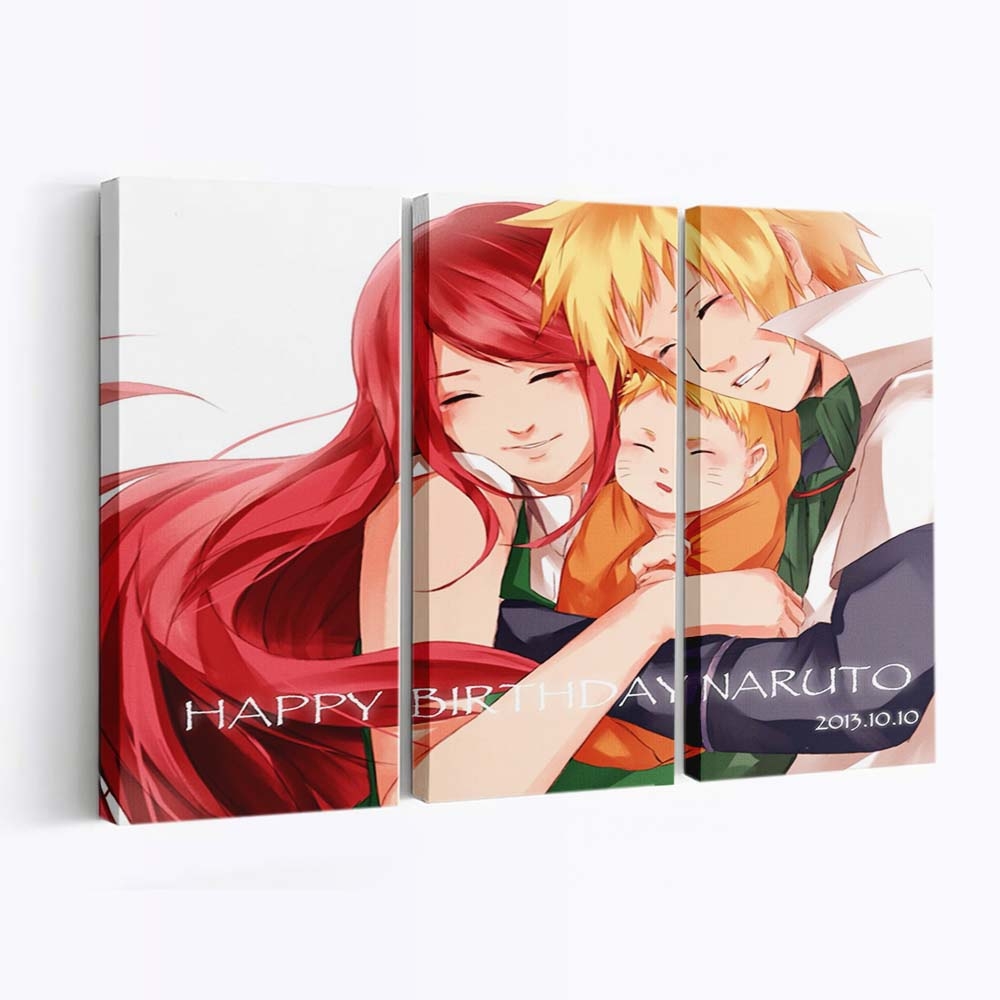 Naruto Heldenkunst – Der Unbeugsame Ninja - Anime Wandbild - Leinwandbild animeartworkgamemanganaruto1830x1760