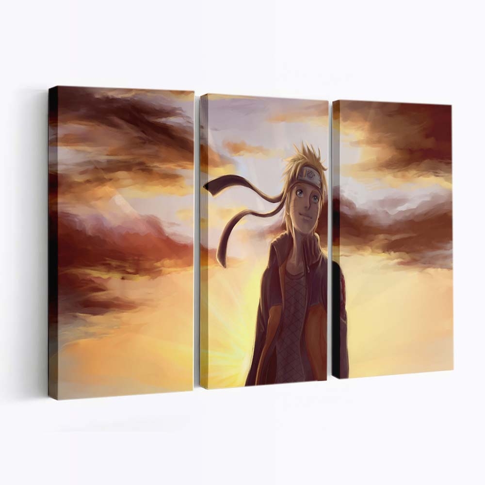 Naruto Kampferbe – Der Weg Der Generationen - Anime Wandbild - Leinwandbild animeartworkgamemanganaruto3449x1551