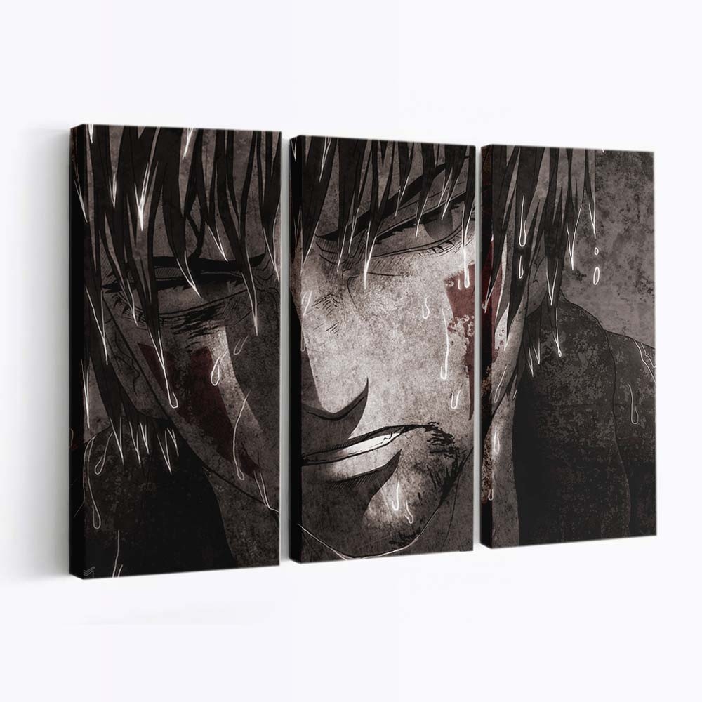 Naruto Anime Krieger – Stärke Und Entschlossenheit - Anime Wandbild - Leinwandbild animeartworkgamemanganaruto4081x2896