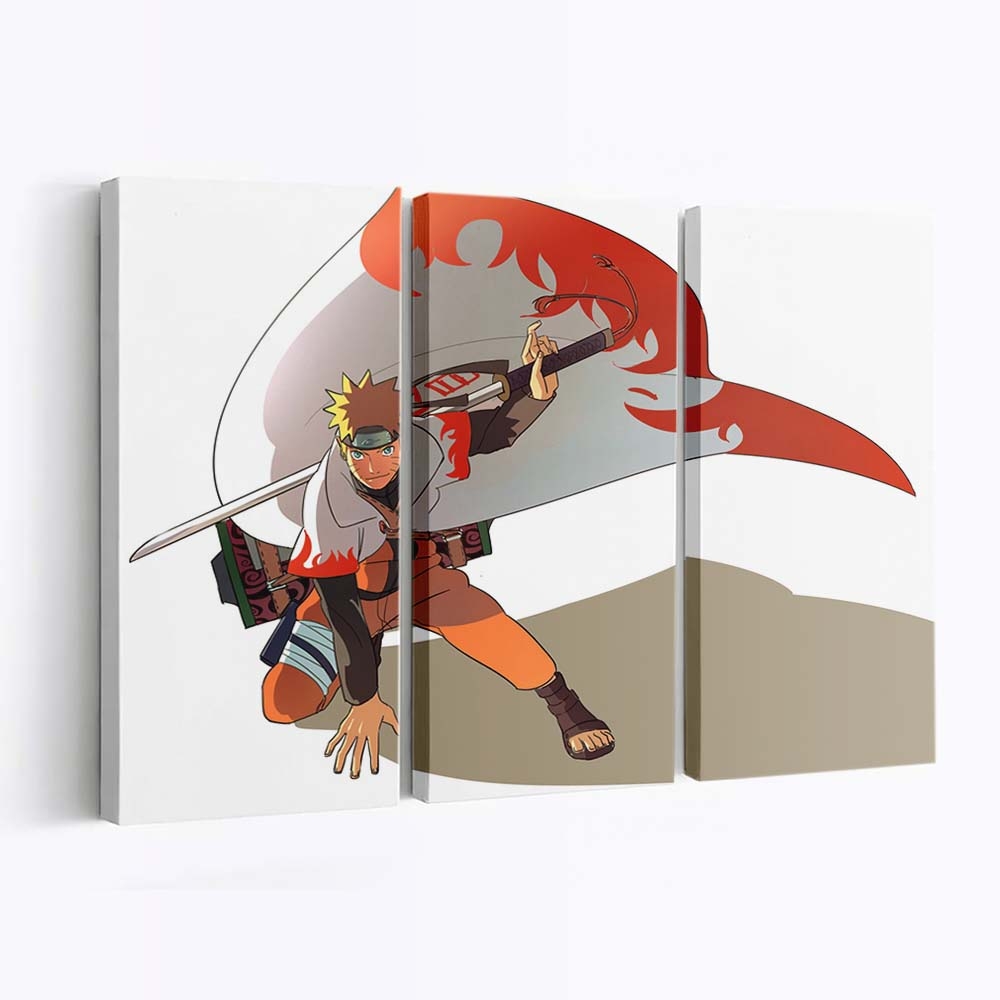 Naruto Legende Von Konoha – Der Ninja Des Lichts - Anime Wandbild - Leinwandbild animeartworkgamemanganaruto4143x2981