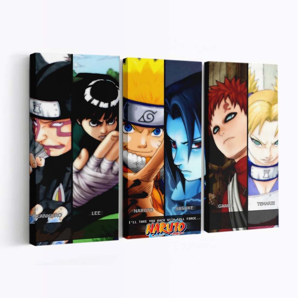 Anime Cartoon Naruto Shippuuden Uzumaki Naruto Comics Gaara - Anime Wandbild - Leinwandbild animecartoonnaruto shippuudenuzumaki narutocomicsgaara