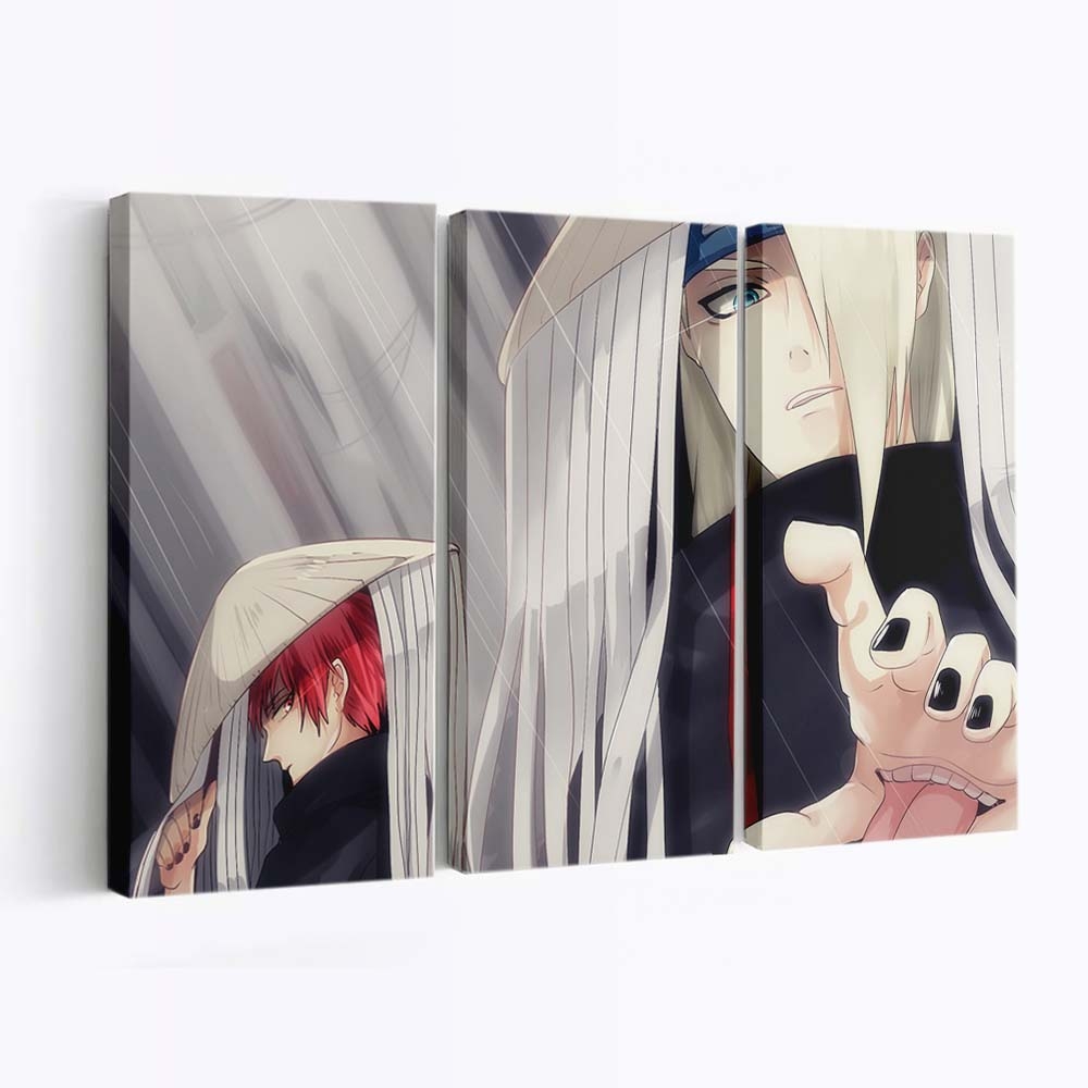 Anime Comics Cosplay Red Fashion Toy - Anime Wandbild - Leinwandbild animecomicscosplayredfashiontoy