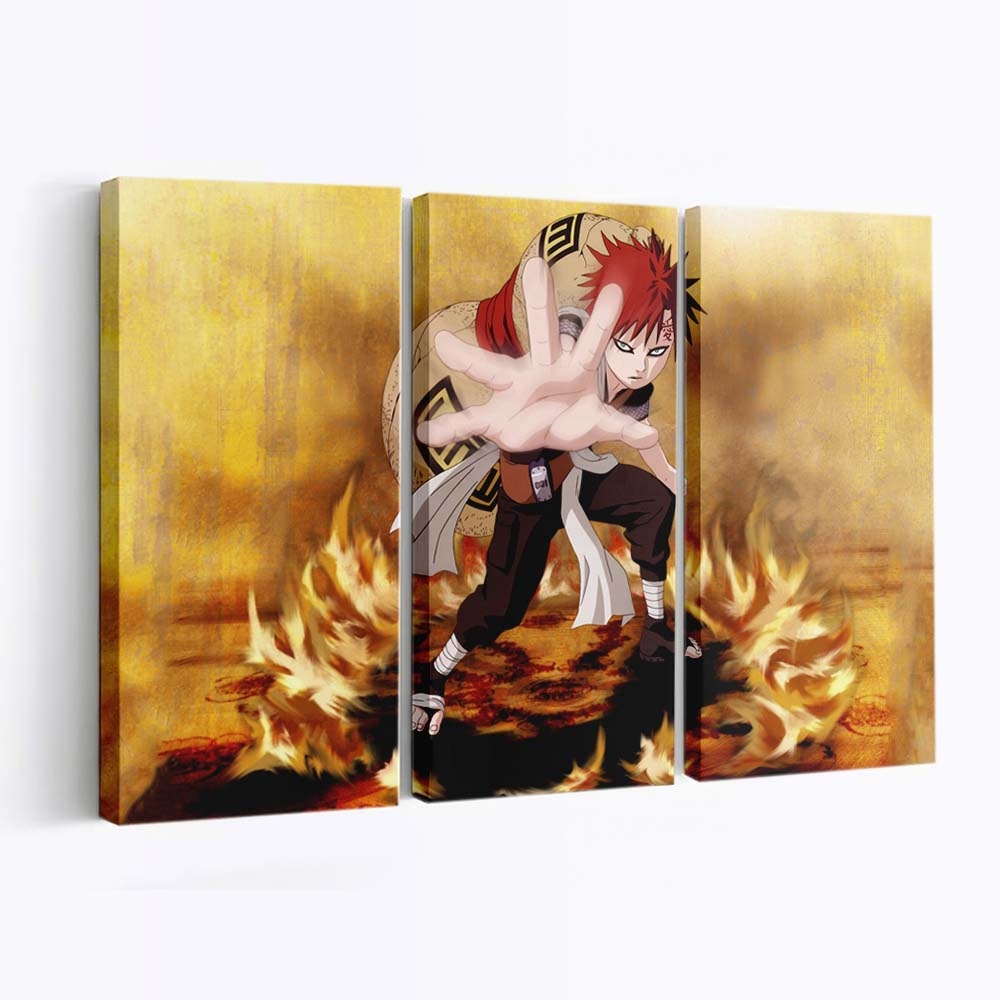 Anime Manga Naruto Shippuuden Gaara Mythology - Anime Wandbild - Leinwandbild animemanganaruto shippuudengaaramythologyscreenshot