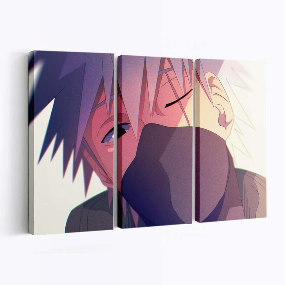 Naruto Anime – Hatake Kakashi, Der Legendäre Kopierninja Von Konoha - Anime Wandbild - Leinwandbild animenaruto animehatake kakashi