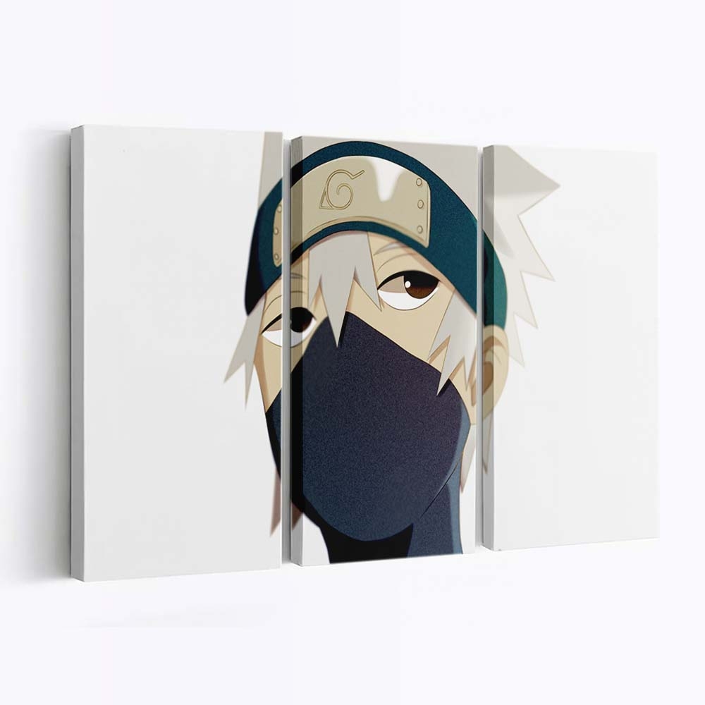 Naruto Anime – Der Junge Kakashi Hatake Aus Den Anfängen Der Ninja-Welt - Anime Wandbild - Leinwandbild animenaruto animehatake kakashi 0005