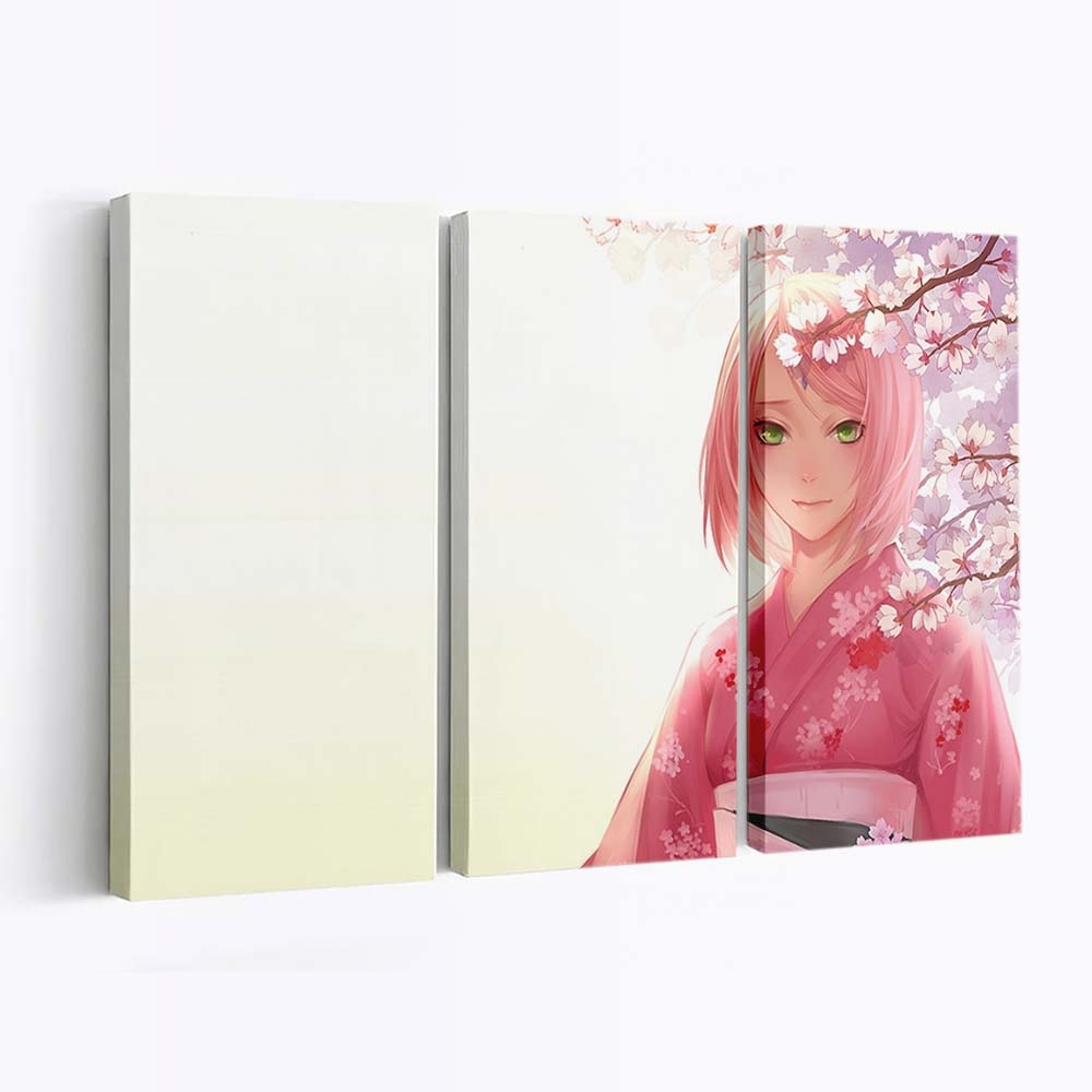 Anime Naruto Shippuuden Anime Girls Cherry Blossom Haruno Sakura - Anime Wandbild - Leinwandbild animenaruto shippuuden2000x1400 pxanime girlscherry blossomharuno sakura